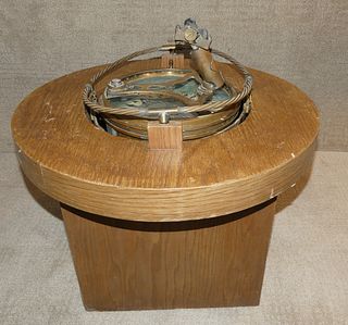 KELVIN & HUGHES COMPASS ON STAND