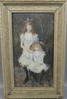 DOUBLE PORTRAIT PAINTING OF 2 GIRLS