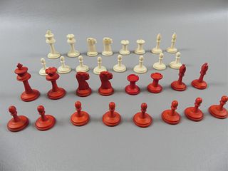 CARVED ASIAN CHESS SET