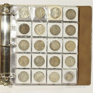 Binder of U.S. Coins, U.S. Currency, and Foreign Coins