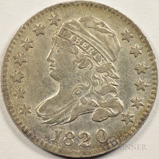 1820 Capped Bust Dime, About Uncirculated