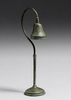 California Arts & Crafts El Camino Real Bronze Souvenir Bell c1920s