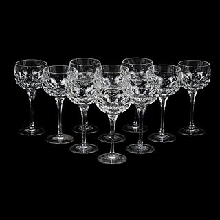 Nachtmann Crystal Wine Stem Goblet Glasses 