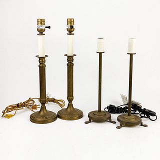 Laura Ashley Brass Table Lamps