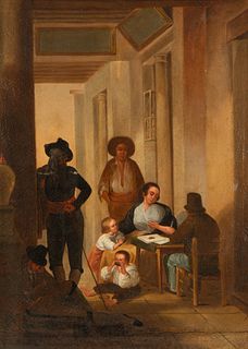 Andalusian Costumbrist scene, Andalusian school of the 18th - 19th centuries