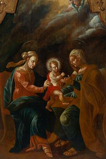 The Child Jesus with Mary and Saint Anne, Italian school of the 16th century