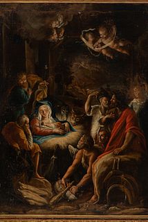 The Adoration of the Shepherds, Italian school of the 17th century