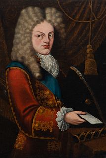Portrait of Felipe V, Spanish school of the 17th century
