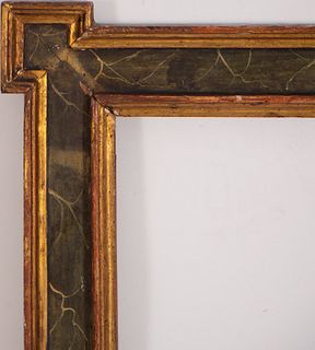 Rare Gilded and Marbled Frame, Italy, 18th century