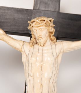 Christ in Ivory from Dieppe, France 18th century