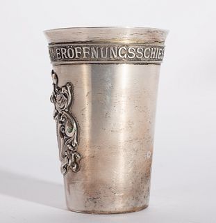 Silver vase, Germany XIX century