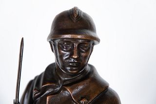 Figure of Soldier with Musket, Central European school of the 20th century