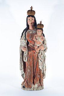 Virgin with Child, French school of the 16th century