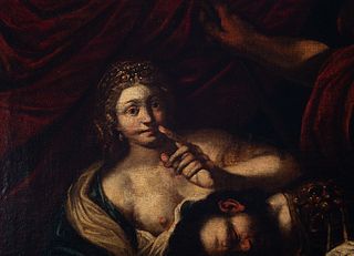 "Samson and Delilah", Italian school of the 17th century