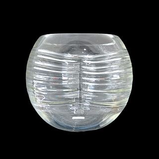 Barbini Ogetti Murano Ribbed Pinched Art Glass Vas
