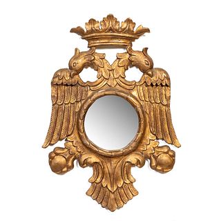 CONTINENTAL GILTWOOD DOUBLE HEADED EAGLE MIRROR