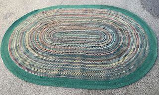 L.L. Bean, Maine, USA, a braided New England pattern rug 400 x 244cm (156 x 95in) <br>