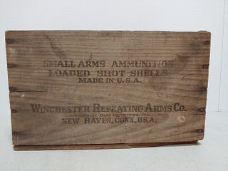 Wood Winchester ammo box