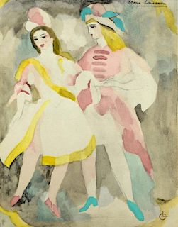 § Marie Laurencin (French, 1885-1956) Costume designs to accompany Venus and Adonis, by John Blow, e