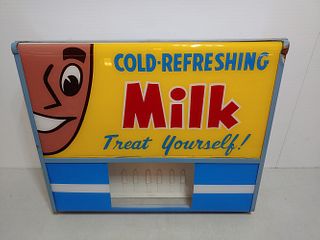 Milk blow mould store display sign