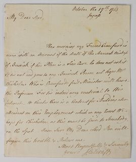 Letter Appointing a Barracks Mistress