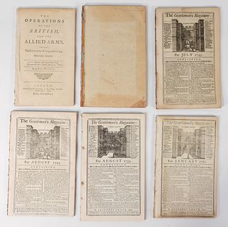 Six 18th Century British Publications