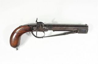 Belgian Percussion Pistol with Bayonet