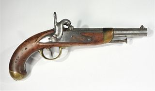 French Model 1822 Conversion Pistol