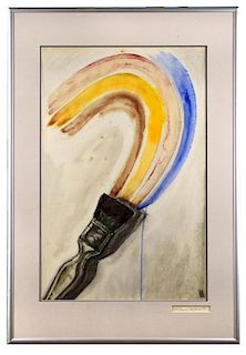 § Michael Rothenstein, RA (British, 1908-1993) Paint Brush signed lower right "Michael L Rothenstein
