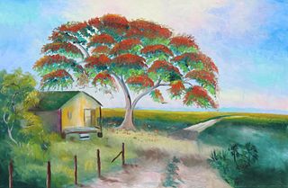 Hezekiah Baker (FL, 1940-2007) Poinciana Tree