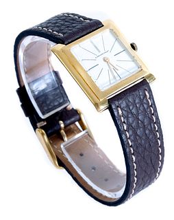 Vintage Audemars Piquet 18k YG Square Watch