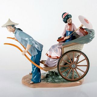 A Rickshaw Ride 1001383 - Lladro Porcelain Figurine