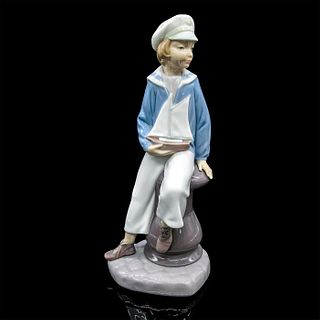Boy with Yacht 1004810 - Lladro Porcelain Figurine