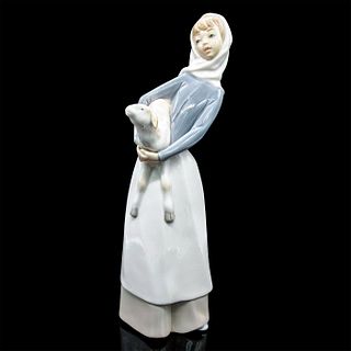 Girl with Lamb 1004584 - Lladro Porcelain Figurine