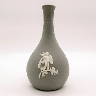 Wedgwood Grey Jasperware, Seasons Bud Vase