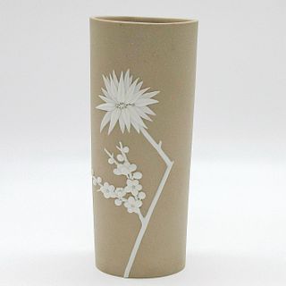 Wedgwood Light Taupe Jasperware, Oval Vase