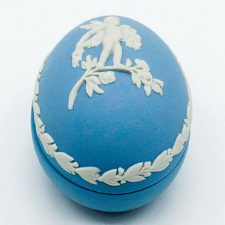 Wedgwood Cream on Pale Blue Cupid Egg Box