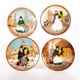 4 Royal Doulton Ceramic Character Plates