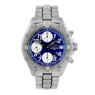 BREITLING - a gentleman's Colt Chrono Auto chronograph bracelet watch. Stainless steel case with cal