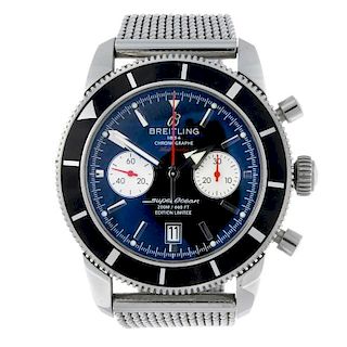 BREITLING - a limited edition gentleman's SuperOcean Heritage Chrono 125th Anniversary chronograph b