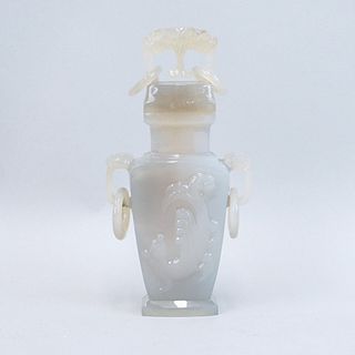 Chinese Jade Covered Vase