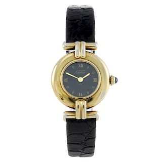 CARTIER - a Must De Cartier wrist watch. Gold plated silver case. Reference 590002, serial 020687. S
