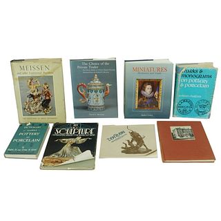 8 Assorted Reference Books on Antiques