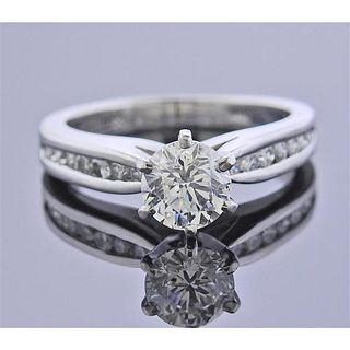 Platinum 1ct  Diamond Engagement Ring