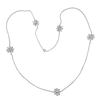 Tiffany &amp; Co Paloma Picasso Silver Flower Necklace