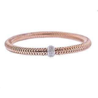 Roberto Coin Primavera 18k Gold Diamond Ruby Bracelet