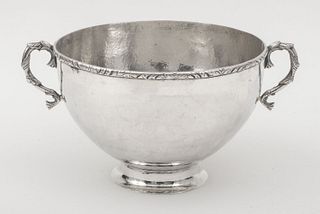 Peruvian Sterling Large Handled Centerpiece Bowl
