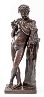 Ferdinand Barbedienne Bronze Fawn Sculpture