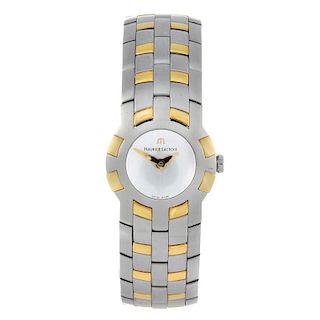 MAURICE LACROIX - a lady's Intuition bracelet watch. Bi-metal case. Reference 59858, serial AE53377.