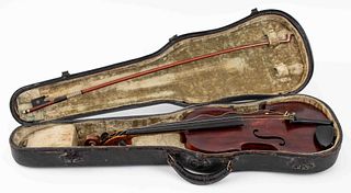 Antique Violin & Josef Richter Bow